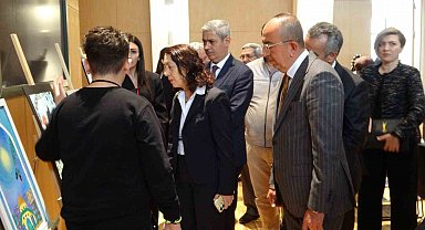 Konya'da Kudüs ve Gazze temalı resim sergisi