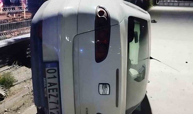 Konya'da otomobil devrildi: 1 yaralı