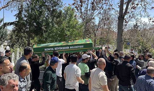 Konya'da otomobilin çarptığı çocuğa son veda