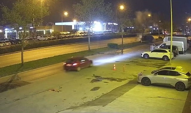 Korkunç ölüm kamerada