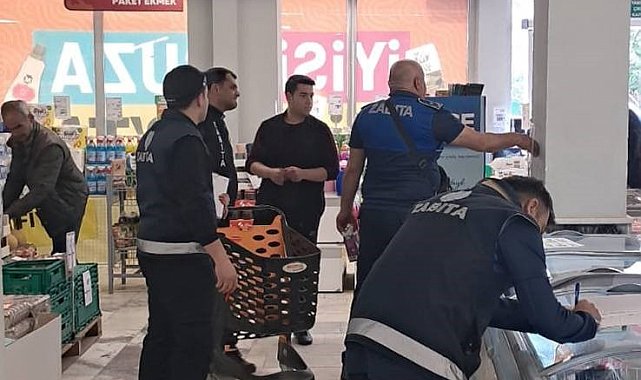 Köşk'te zabıta ekiplerinden denetim