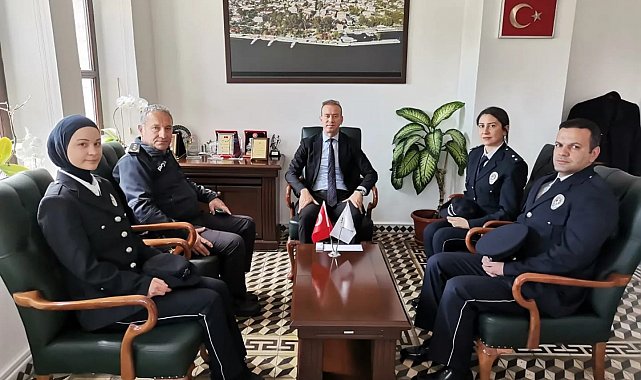 Köyceğiz İlçe Emniyet Müdürlüğü'nden Kaymakam Maslak'a ziyaret