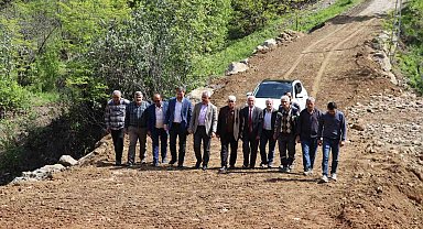 Köyde ulaşım çilesi bitiyor