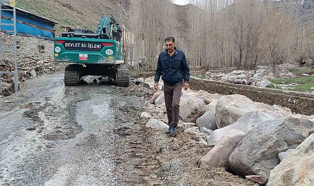Köylülerin imdadına DSİ ve belediye yetişti