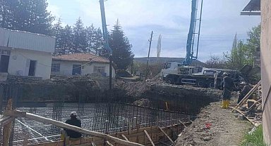 Kozluca Camii'nin temeli düzenlenen törenle atıldı