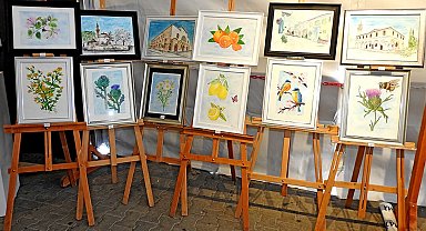 Kursiyerlerden Alaçatı Ot Festivali'ne özel sergi