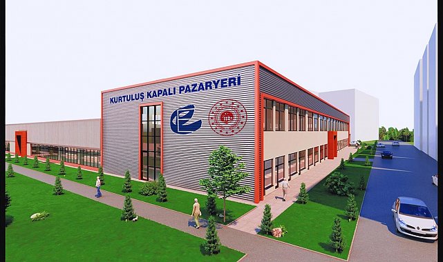Kurtuluş Mahallesi'ne modern kapalı pazar yeri geliyor