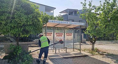 Kuşadası'nda Aydın Büyükşehir Belediyesi'nin çalışmaları sürüyor