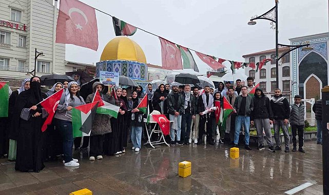 Kütahya'da Gazze için küresel grev eylemi