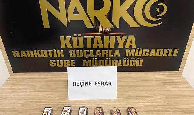 Kütahya'da uyuşturucu maddeyle yakalanan şüpheli tutuklandı
