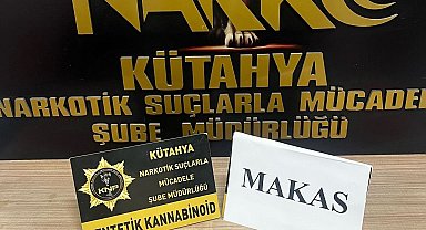 Kütahya'da uyuşturucu taciri 1 şüpheli tutuklandı