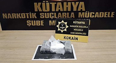 Kütahya'da uyuşturucuyla yakalanan şüpheli tutuklandı
