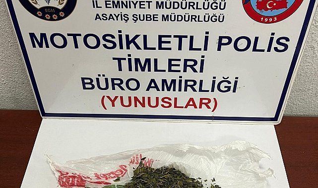 Kütahya'da üzerinde uyuşturucu bulunan kişi gözaltına alındı