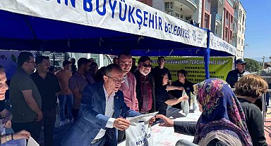 Kuyucak'ta 20 bin ata tohumu fidesi dağıtıldı