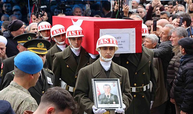 Kuzey Irak'ta Dron saldırısı sonrası şehit olan Uzman Onbaşı Berat Mecit Day'a son görev