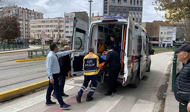 Lavaboda rahatsızlanan şahsa sağlık ekipleri müdahale etti