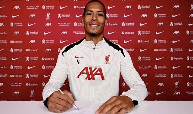 Liverpool, Virgil van Dijk'ın sözleşmesini uzattı