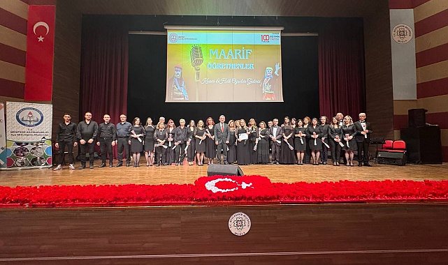 Maarif öğretmenler konseri ve halk oyunları gösterisi beğeni topladı