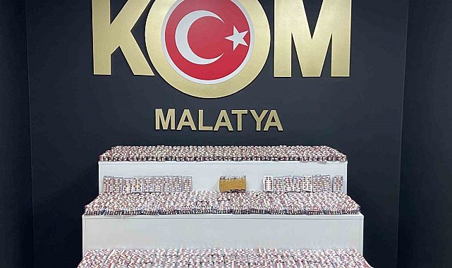 Malatya'da 21 bin 672 adet sentetik ecza hap ele geçirildi