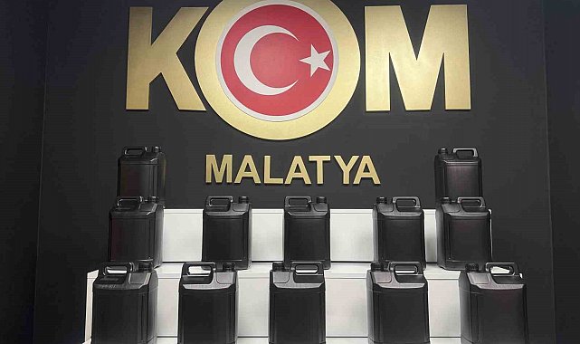 Malatya'da 60 litre etil alkol ele geçirildi
