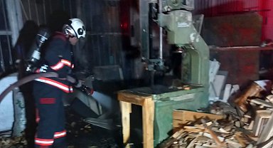 Malatya'da işyeri yangını