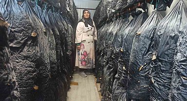 Malatyalı kadınlar konteynerde üretim yapıyor