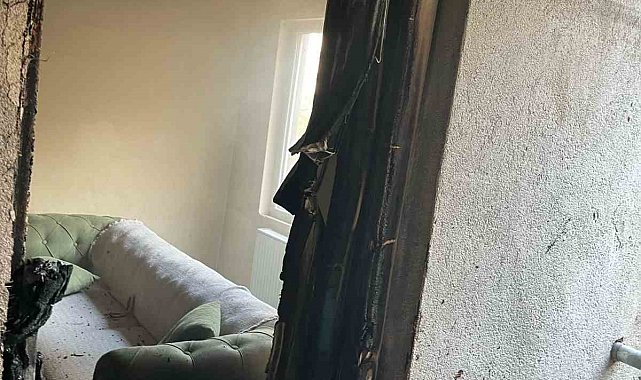 Mardin'de çıkan ev yangını söndürüldü