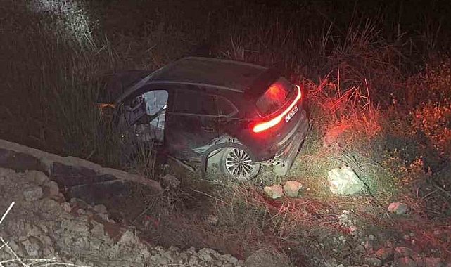 Mardin'de cip şarampole yuvarlandı: 2 yaralı