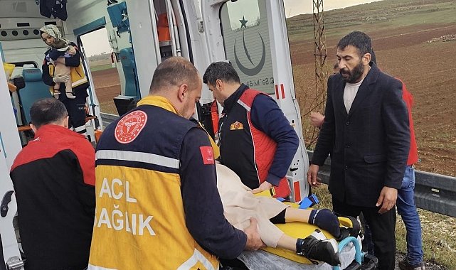 Mardin'de kamyonet tarlaya devrildi: 3 yaralı