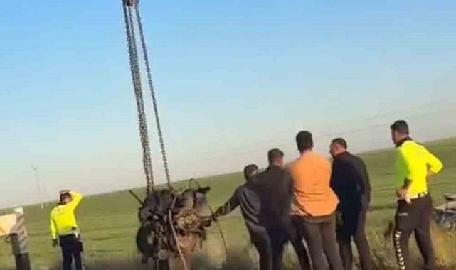 Mardin'de tır devrildi: 1 yaralı