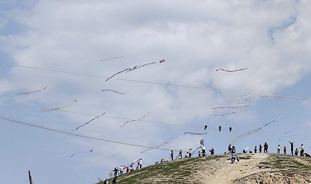 Mardin'de uçurtma şöleni renkli görüntüler oluşturdu