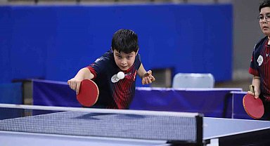 Masa Tenisi Küçükler Grup Şampiyonası heyecanı Denizli'de yaşandı