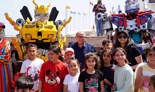 Mersin Erdemli'de çocuklar şenlikte buluştu