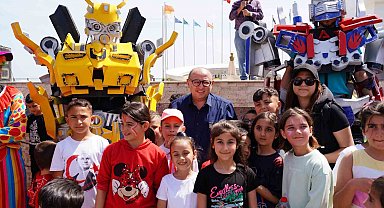 Mersin Erdemli'de çocuklar şenlikte buluştu