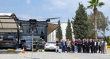 Mersin OSB'de 'Yangın Müdahale İnsansız Hava Aracı' göreve başladı