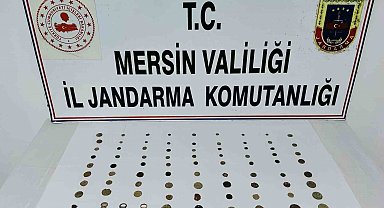 Mersin'de bir şüpheli tarihi eserleri satmaya çalışırken yakalandı