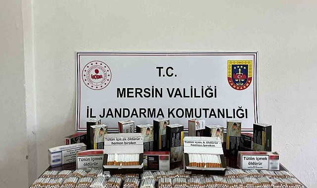Mersin'de kaçak sigara ticareti yapan bir şüpheli yakalandı