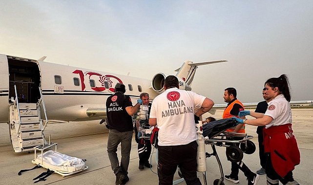 Mersin'den Ankara'ya umut dolu hava nakli gerçekleştirildi