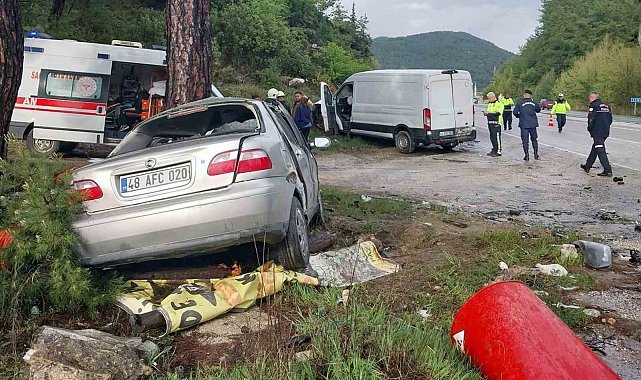 Milas-Yatağan karayolunda kaza: 1 ölü, 2 yaralı