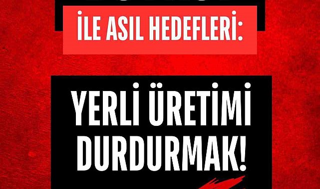 Milli Eğitim Bakanı Tekin: "Yerli markalara 'boykot' uygulamanın ülkemize zarar vereceği açıktır"
