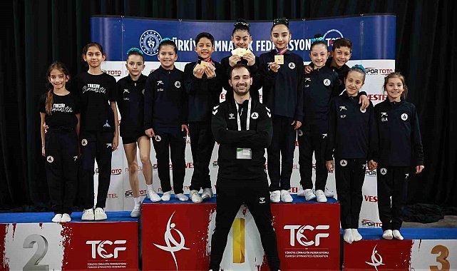 Minik Cimnastikçiler Manisa'nın gururu oldu