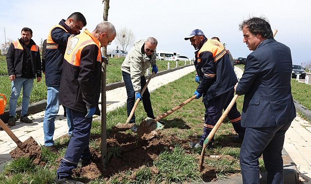 Minik meleklerin kalpli mezarlarına gül dikildi
