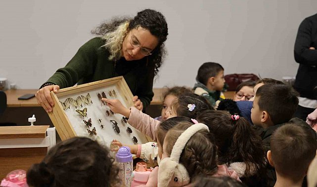 Minik öğrenciler böcekleri inceledi