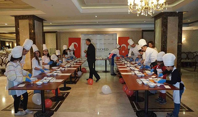 Minik şefler Cupcake Workshop'ta buluştu