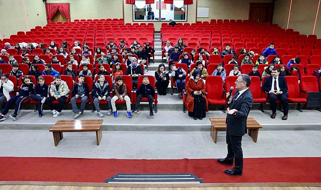 Miniklerden Başkan Özdoğan'a anlamlı ziyaret