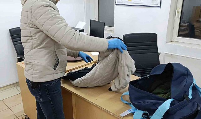 Montların astarından uyuşturucu hap çıktı