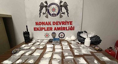 Motosikletli uyuşturucu tacirleri polisten kaçamadı