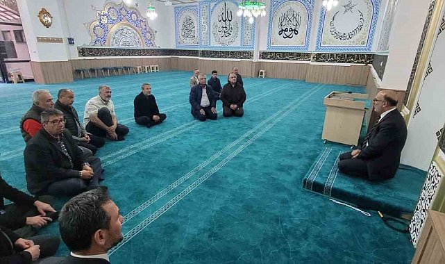 Müftü İmamoğlu ibadete yeni açılan camide vaaz verdi