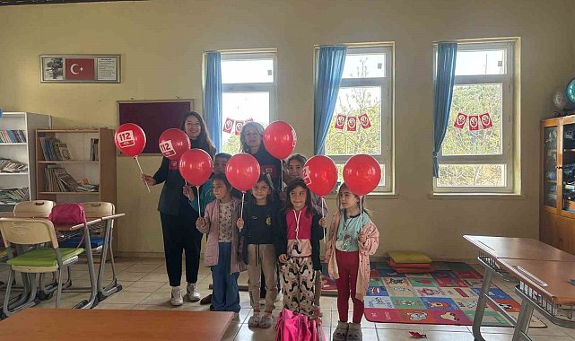 Muğla 112 Acil Çağrı Merkezi, Günlüce'de geleceğin bilinçli bireyleriyle buluştu