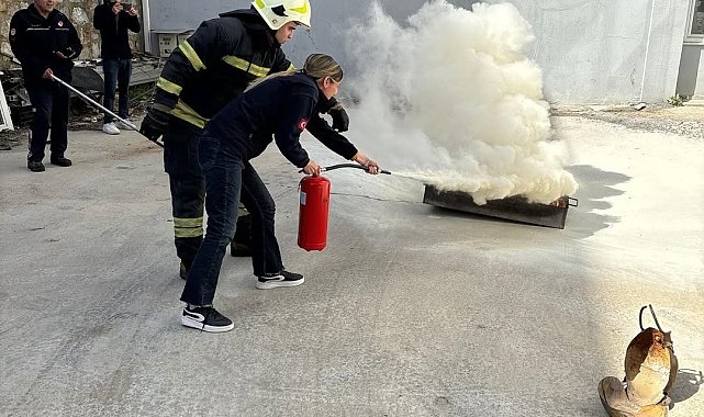 Muğla 112 personeline yangın farkındalık eğitimi